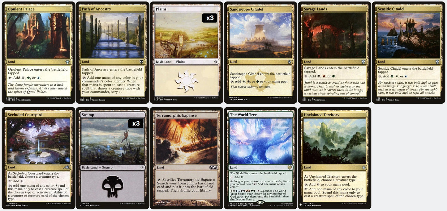 Morophon, the Boundless CHANGELING ELDRAZI TRIBAL Magic CustomCommander Deck