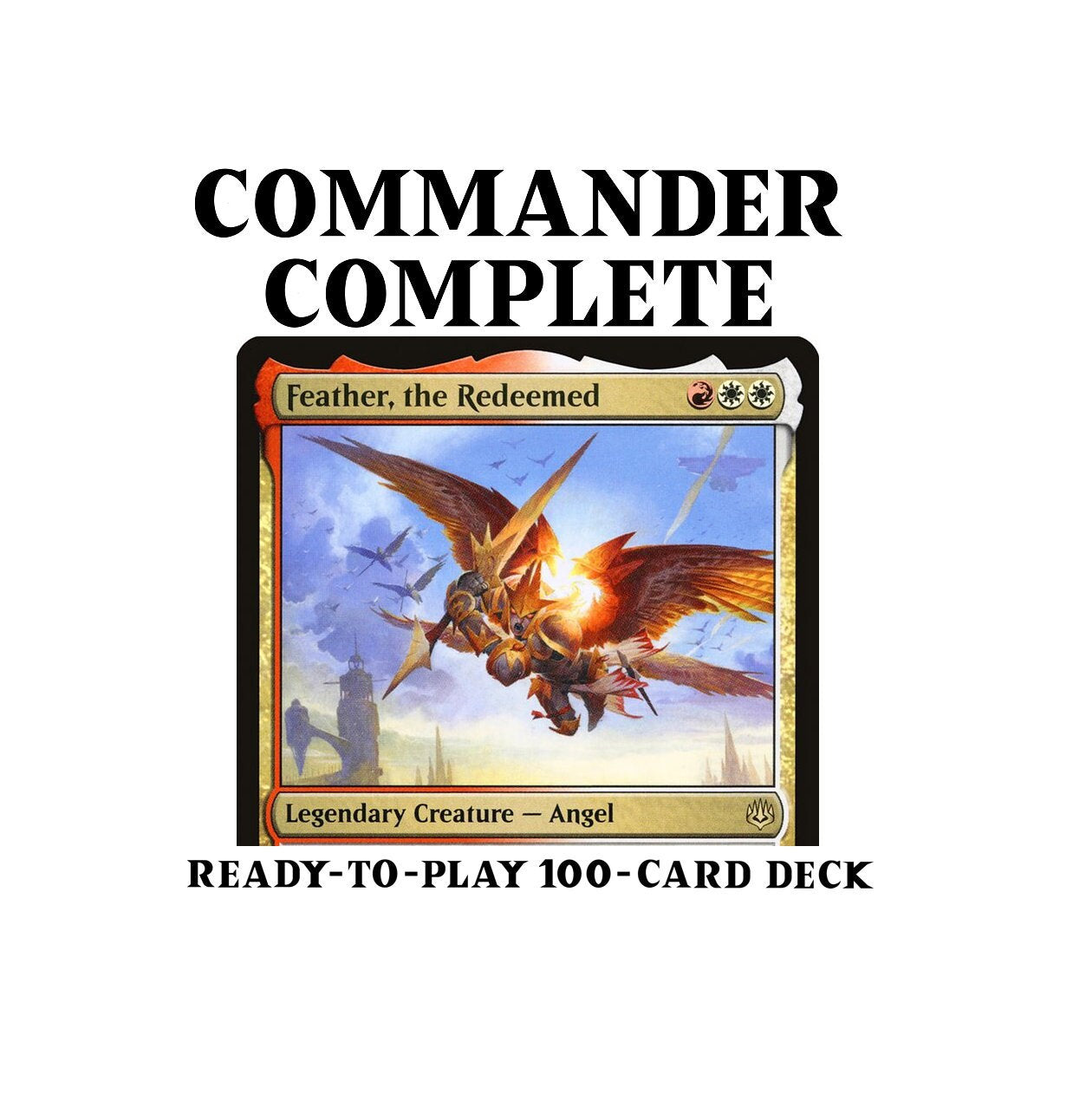 Feather, the Redeemed HEROIC BUFF SPELLS Magic Mtg Custom Commander De CommanderComplete Feather, the Redeemed HEROIC BUFF SPELLS Magic Mtg Custom Commander De CommanderComplete