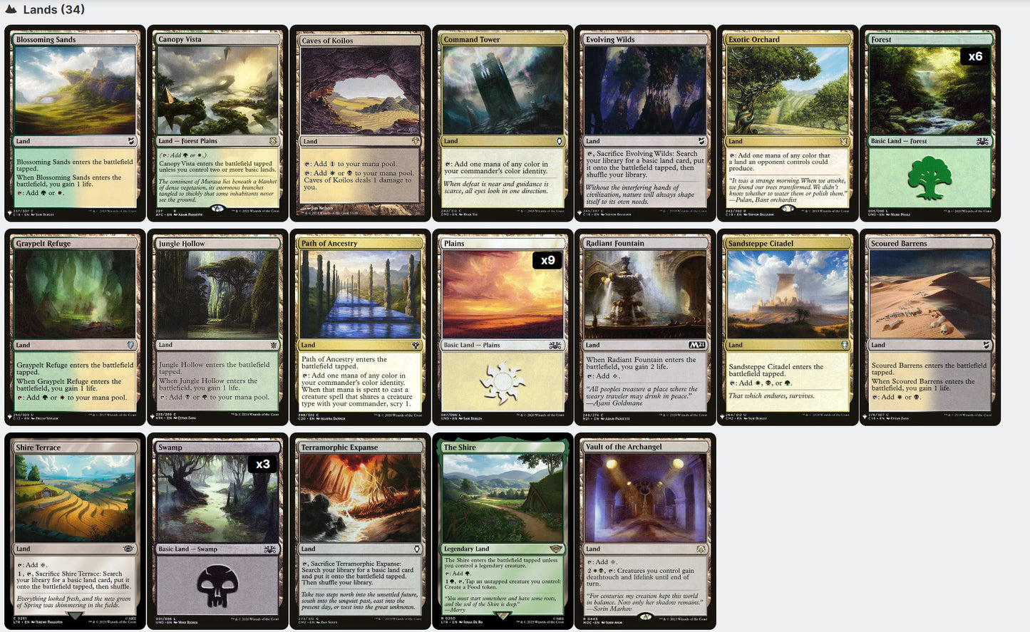 Bilbo, Birthday Celebrant LotR LIFEGAIN Magic MTG Custom Commander Deck