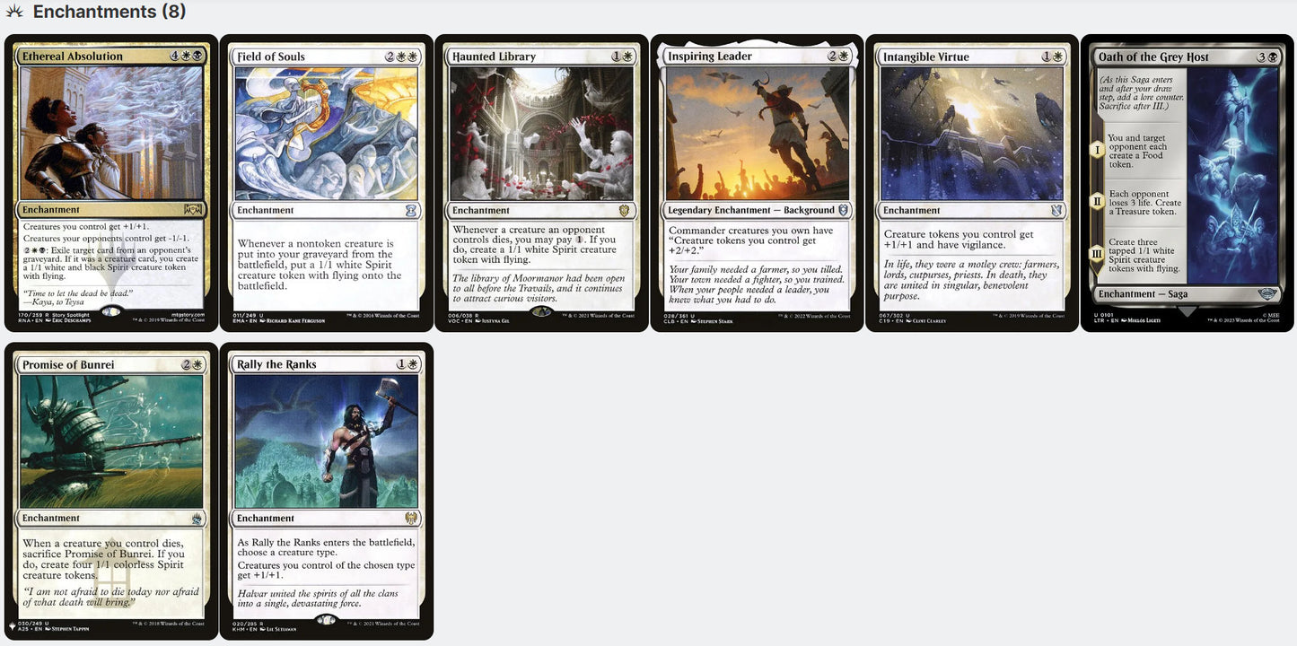 King of the Oathbreakers LotR SPIRITS PHASING Magic MTG Custom Commander Deck