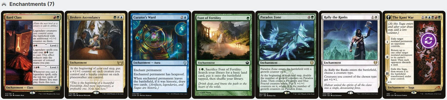Esika, God of the Tree/The Prismatic Bridge 5C Magic MTG Custom Commander Deck