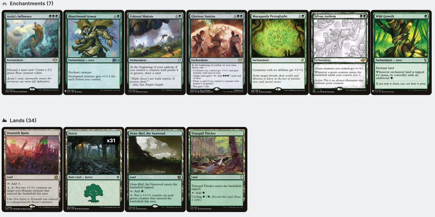 Ayula, Queen Among Bears BEAR TRIBAL Magic MTG Custom Commander Deck