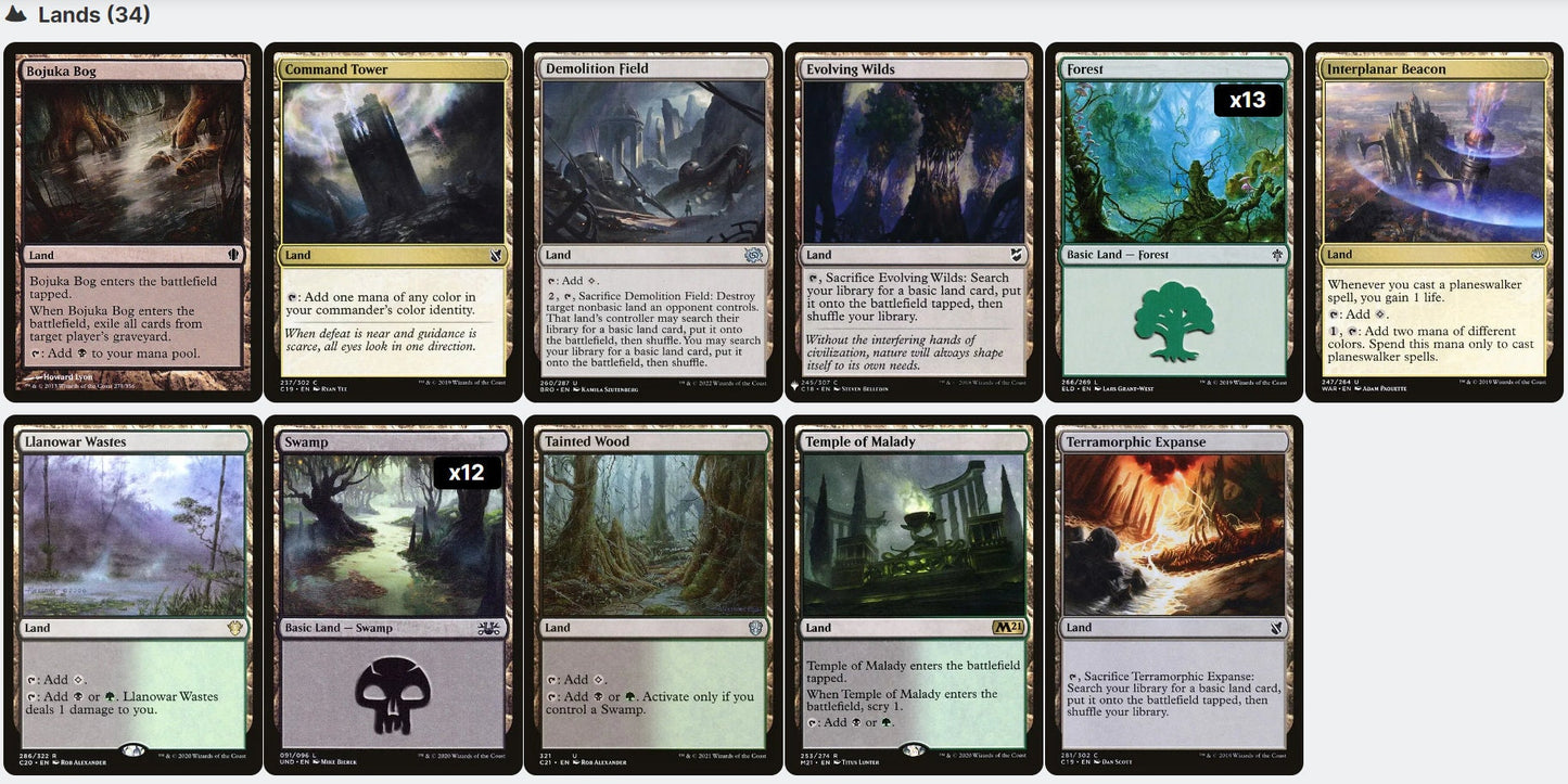 Carth the Lion PLANESWALKER SUPERFRIENDS Magic MTG Custom Commander Deck