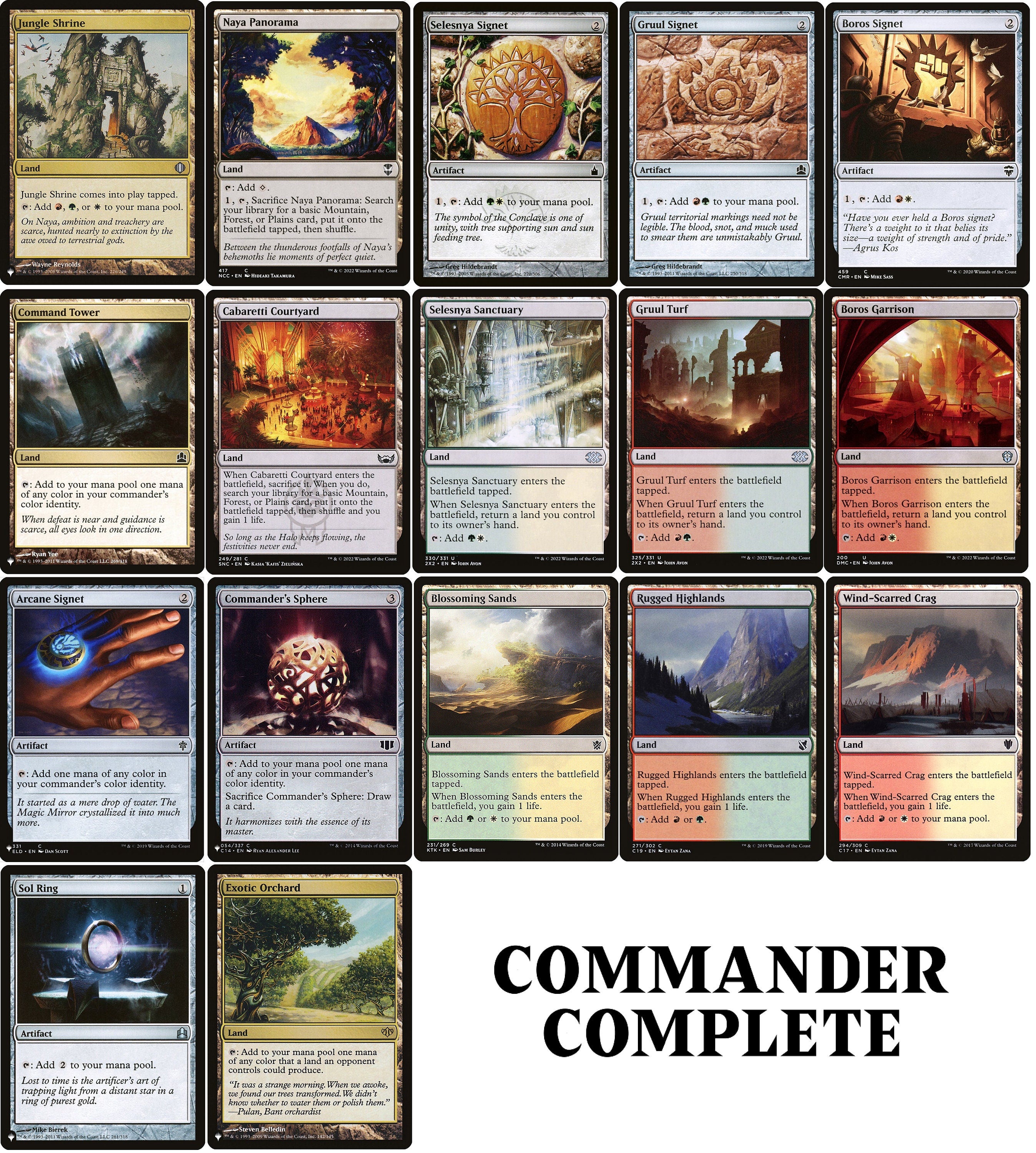 NAYA CABARETTI Red/Green/White Mana Commander Deck Builder Starter Pac – CommanderComplete