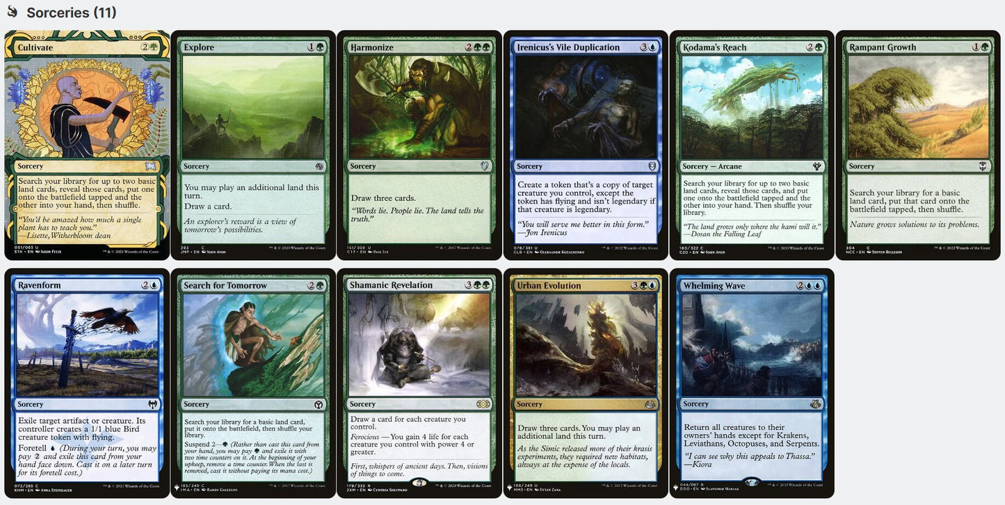 Koma, Cosmos Serpent Ramp and Giant Creatures Magic MTG Custom Commander Deck