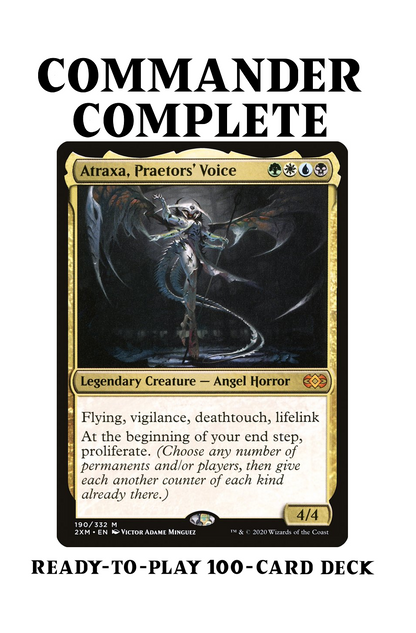 Atraxa, Praetor's Voice PROLIFERATE COUNTERS POISON Magic MTG Custom Commander Deck
