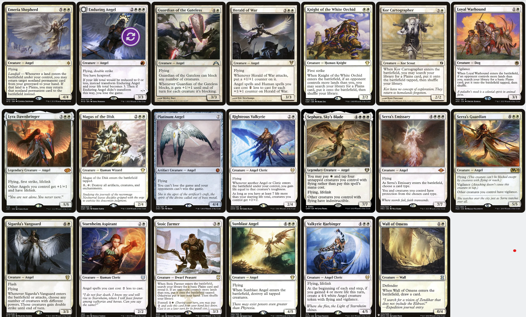 mtg angel tribal commander deck Avacyn, Angel of Hope ANGEL TRIBAL Magic MTG Custom Commander Deck