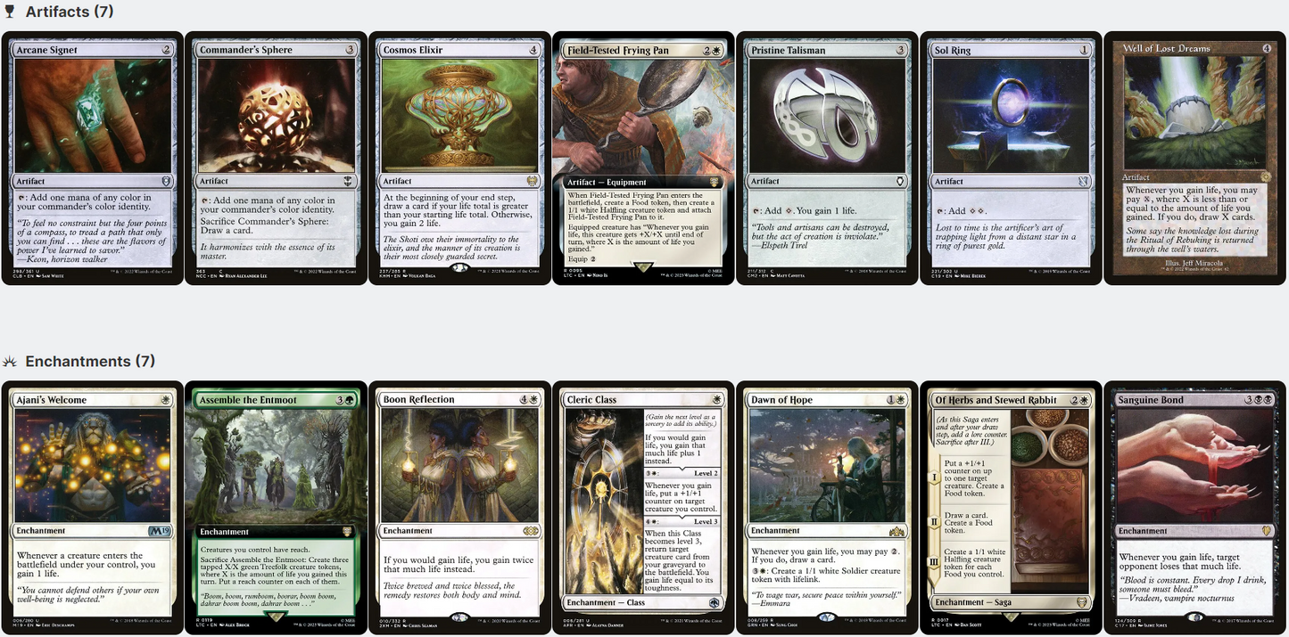 Bilbo, Birthday Celebrant LotR LIFEGAIN Magic MTG Custom Commander Deck