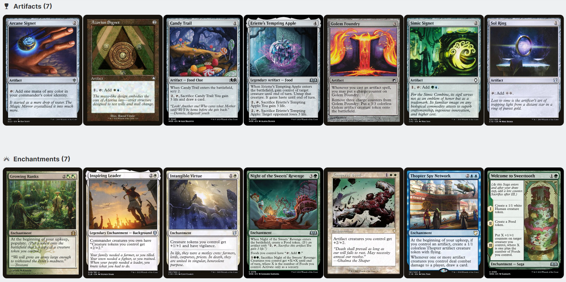 Brenard, Ginger Sculptor FOOD GOLEM TOKENS Magic MTG Custom Commander CommanderComplete Brenard, Ginger Sculptor FOOD GOLEM TOKENS Magic MTG Custom Commander CommanderComplete
