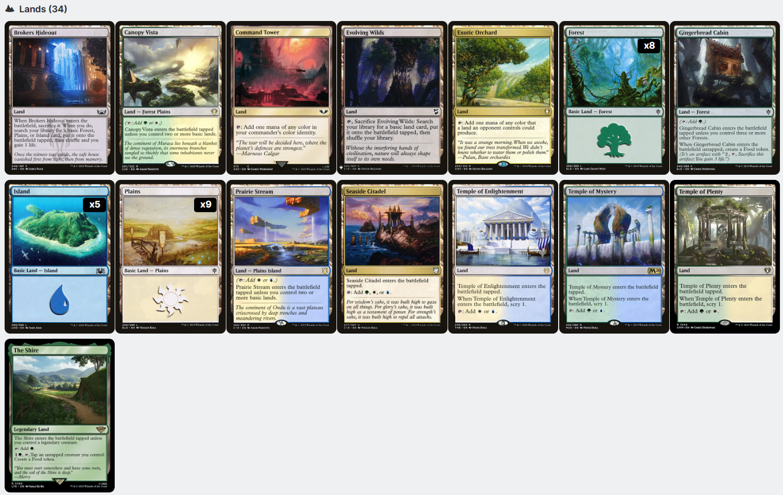 Brenard, Ginger Sculptor FOOD GOLEM TOKENS Magic MTG Custom