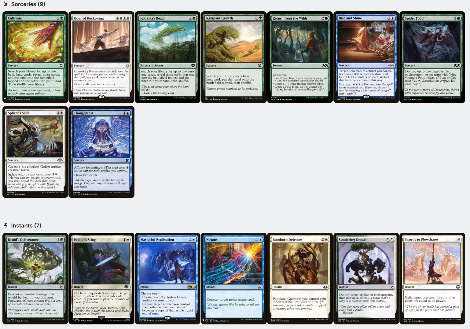 Brenard, Ginger Sculptor FOOD GOLEM TOKENS Magic MTG Custom