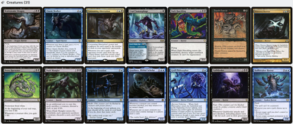 Captain N'ghathrod Horror Tribal Mill Magic MTG Commander Deck