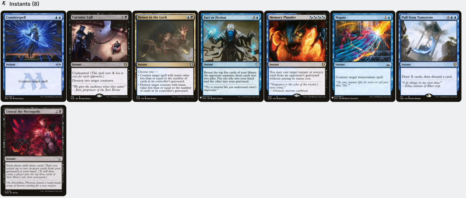 Captain N'ghathrod Horror Tribal Mill Magic MTG Commander Deck Captain N'ghathrod Horror Tribal Mill Magic MTG Commander Deck
