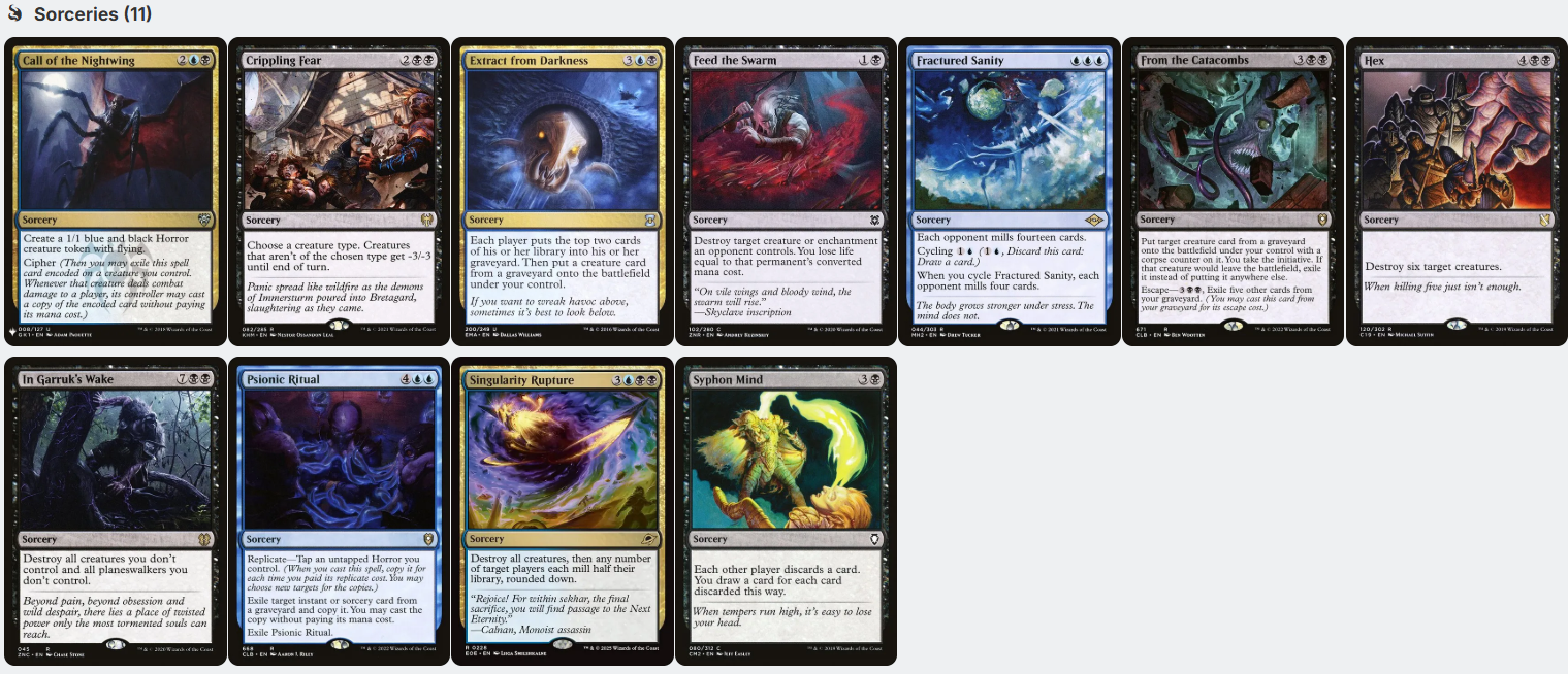 Captain N'ghathrod Horror Tribal Mill Magic MTG Commander Deck –  CommanderComplete
