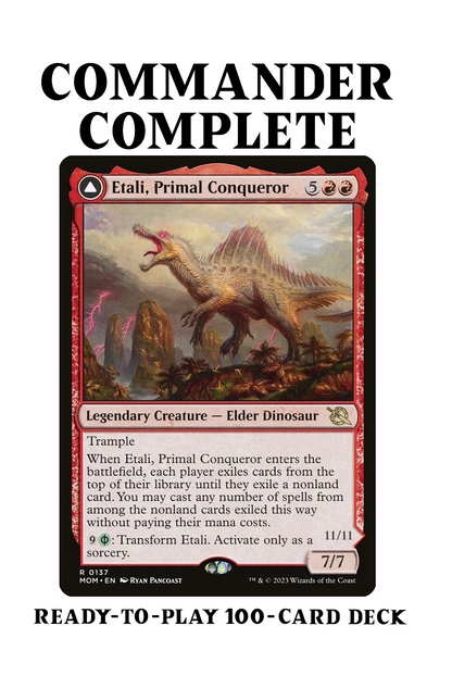 Etali, Primal Conqueror Free Spells and Copies Magic MTG Commander Dec CommanderComplete Etali, Primal Conqueror Free Spells and Copies Magic MTG Commander Dec CommanderComplete