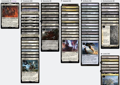 Frodo, Sauron's Bane LotR The Ring Tempts You Magic Mtg Custom Commander Deck