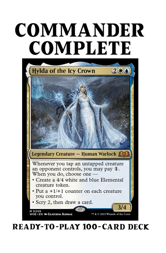 Hylda of the Icy Crown TAPPING ENEMY CREATURES Magic MTG Custom Commander Deck
