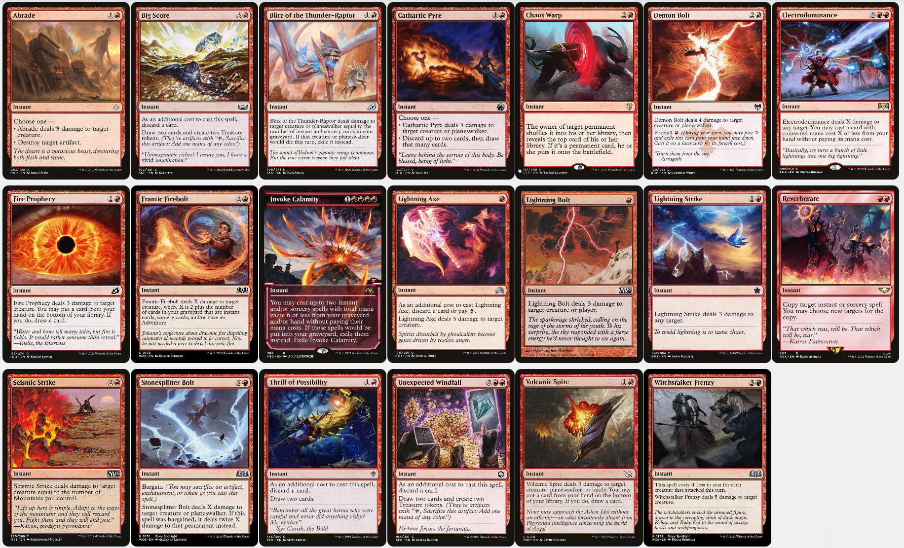 good burn cards mtg Imodane, the Pyrohammer BURN SPELLS Wilds of Eldraine WOE Magic MTG Cu – CommanderComplete