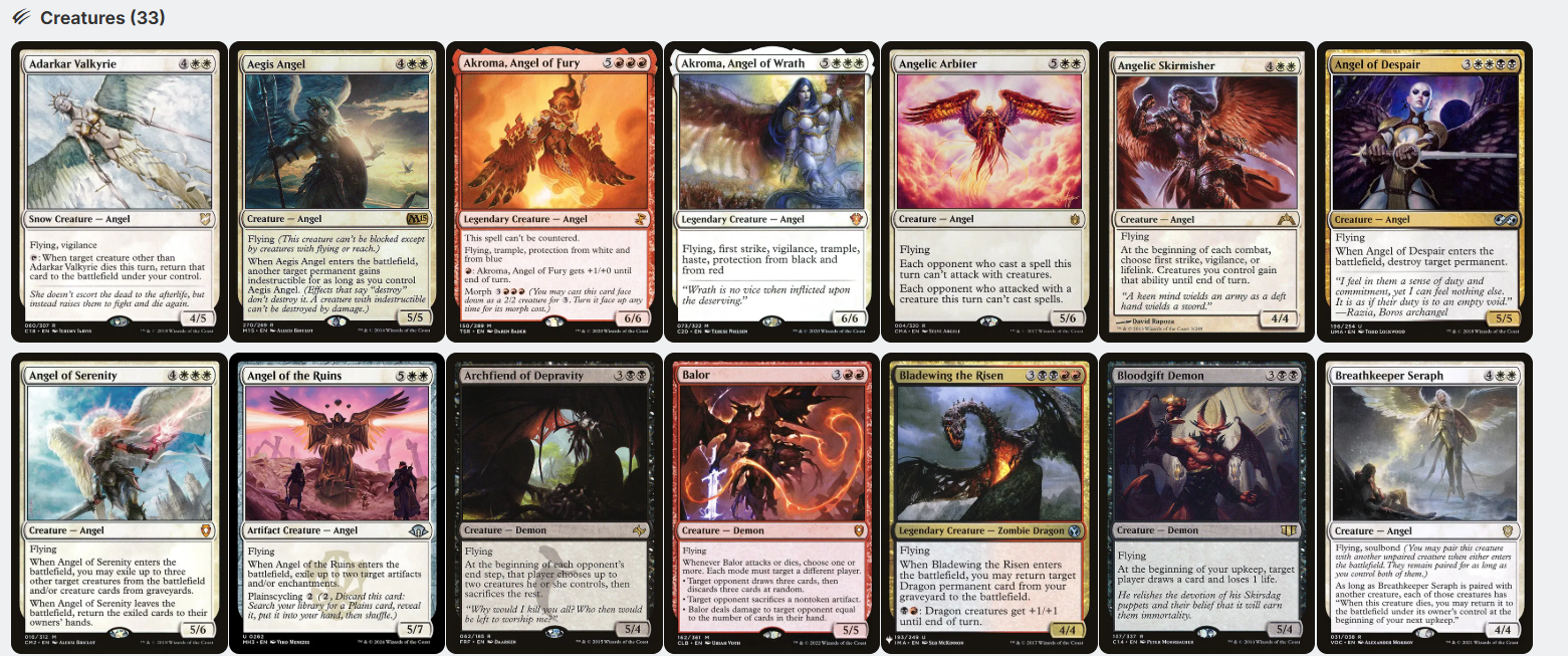 Kaalia of the Vast Angels Demons Dragons Magic MTG Commander Deck CommanderComplete Kaalia of the Vast Angels Demons Dragons Magic MTG Commander Deck CommanderComplete