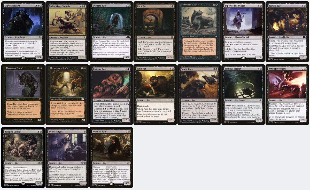 rat commander deck mtg Karumonix, King POISON TOXIC RAT Tribal Magic Custom – CommanderComplete Color:Blue A deck focused on Week of Sep 29 - Oct 5 MTG / Edge Of