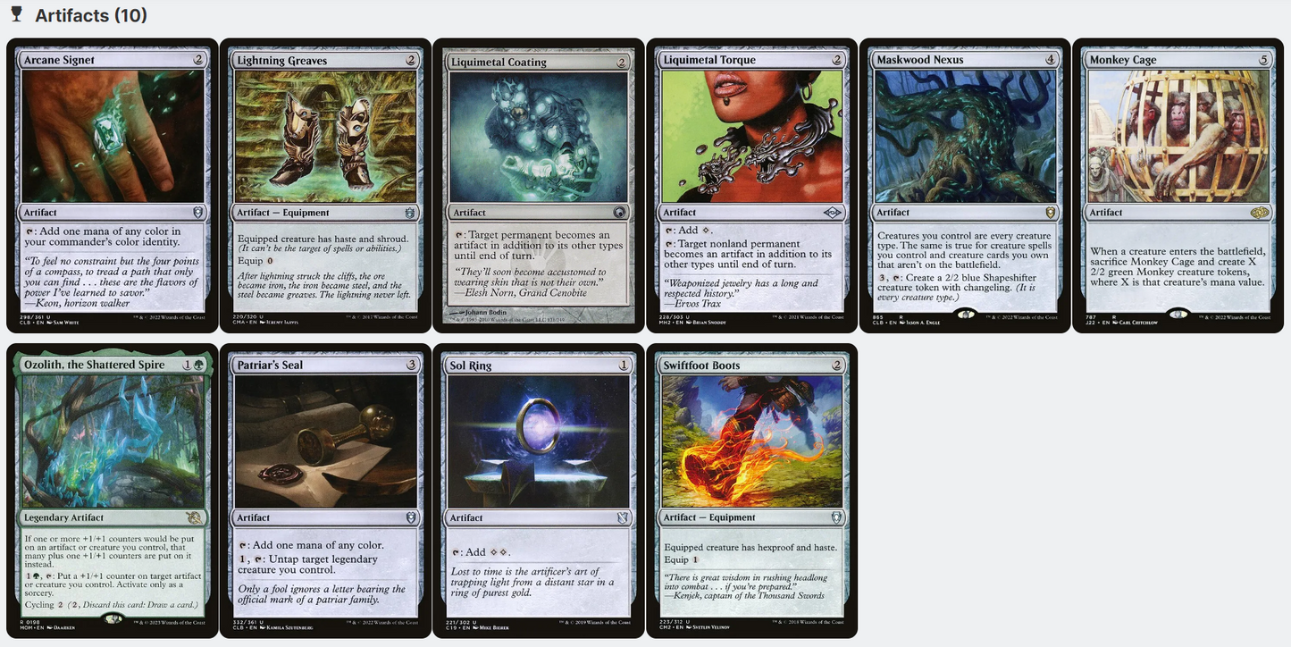 mtg ape commander deck Kibo, Uktabi Prince ELITE Monkey Ape Tribal Artifact Magic MTG Command