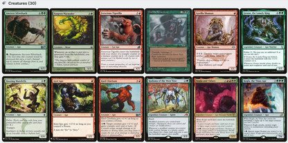 mtg ape commander deck Kibo, Uktabi Prince ELITE Monkey Ape Tribal Artifact Magic MTG Command