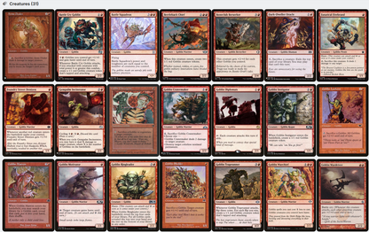 Krenko, Mob Boss Goblin Tribal Tokens Magic MTG Commander Deck