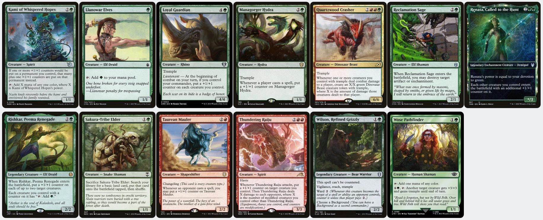 Minsc & Boo, Timeless Heroes +1/+1 Counters Magic MTG Custom Commander Deck Minsc & Boo, Timeless Heroes +1/+1 Counters Magic MTG Custom Commander Deck