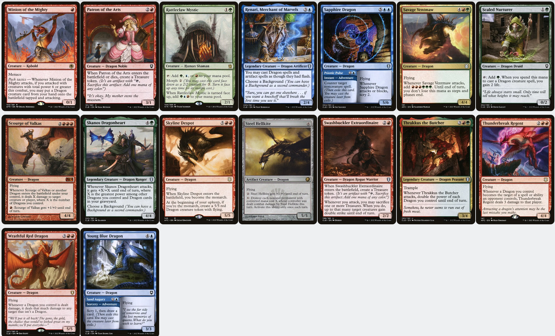 Miirym, Sentinel Wyrm Dragon Tribal Copy Magic MTG Commander Deck – CommanderComplete
