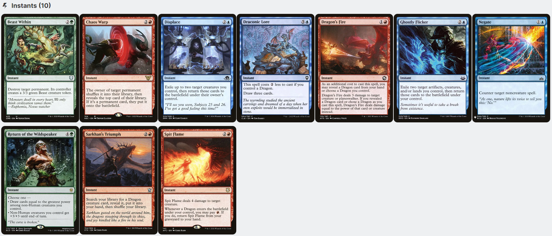 Miirym, Sentinel Wyrm Dragon Tribal Copy Magic MTG Commander Deck CommanderComplete Miirym, Sentinel Wyrm Dragon Tribal Copy Magic MTG Commander Deck CommanderComplete