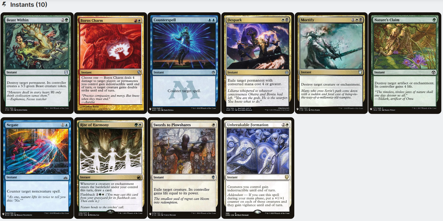 Najeela, Blade Blossom WARRIORS FIVE-COLOR Magic Mtg Custom Commander Deck