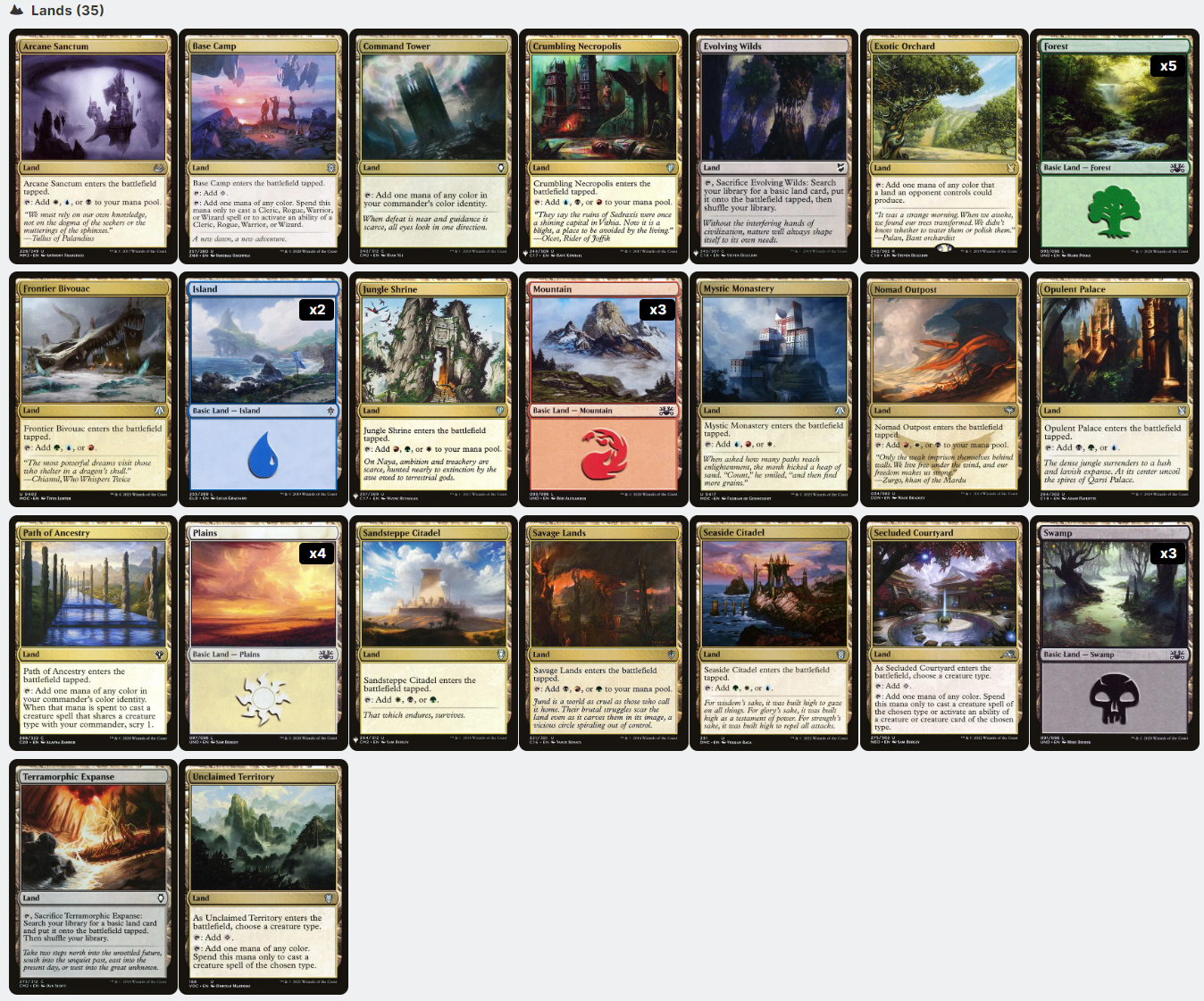 Najeela, Blade Blossom WARRIORS FIVE-COLOR Magic Mtg Custom Commander –  CommanderComplete