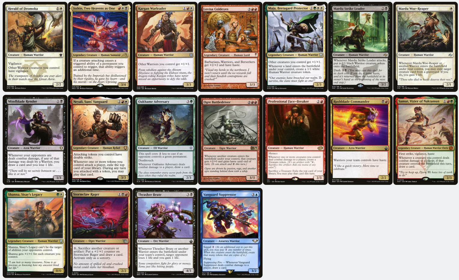 Najeela, Blade Blossom WARRIORS FIVE-COLOR Magic Mtg Custom Commander Deck Najeela, Blade Blossom WARRIORS FIVE-COLOR Magic Mtg Custom Commander Deck