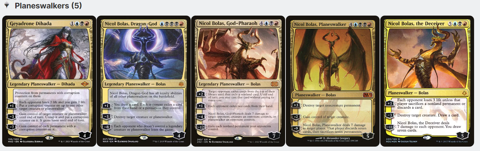 Nicol Bolas, the Ravager Ultimate Bolas Superfriends FIVE Planeswalkers Magic MTG Commander Deck Nicol Bolas, the Ravager Ultimate Bolas Superfriends FIVE Planeswalkers Magic MTG Commander Deck