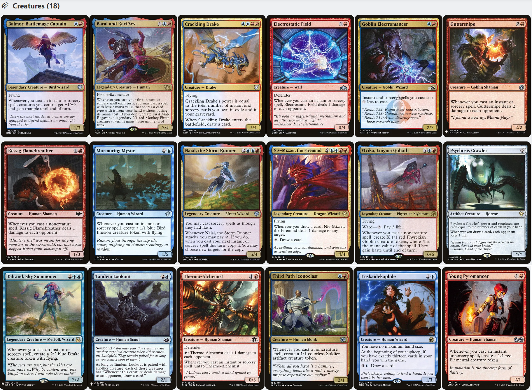 Niv-Mizzet, Parun CARD DRAW INSTANT SORCERY Spells Magic MTG Custom Co CommanderComplete Niv-Mizzet, Parun CARD DRAW INSTANT SORCERY Spells Magic MTG Custom Co CommanderComplete