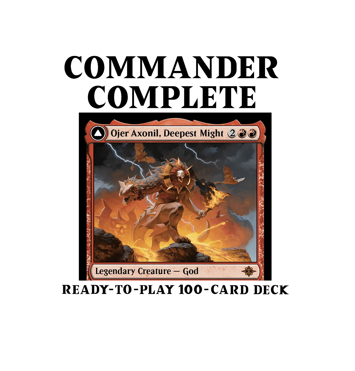 Ojer Axonil, Deepest Might BURN NONCOMBAT DAMAGE Magic MTG Custom Comm – CommanderComplete