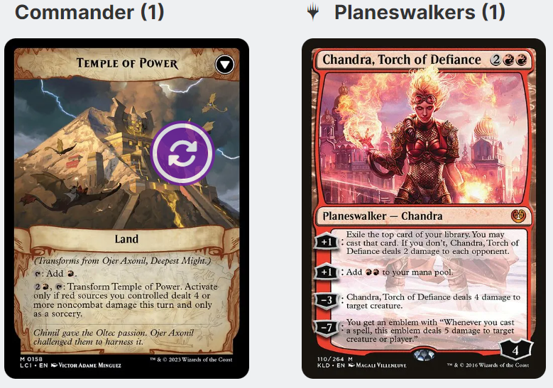 Ojer Axonil, Deepest Might BURN NONCOMBAT DAMAGE Magic MTG Custom Commander Deck