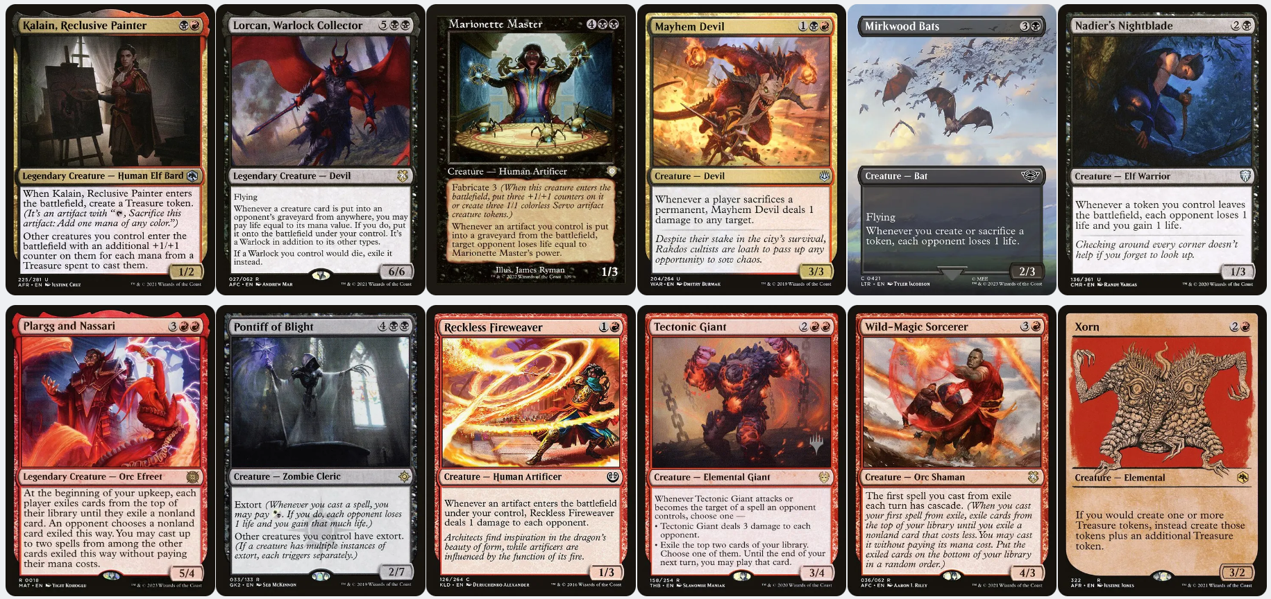 Prosper, Tome-Bound TREASURE Cards from EXILE Magic MTG Custom Command CommanderComplete Prosper, Tome-Bound TREASURE Cards from EXILE Magic MTG Custom Command CommanderComplete