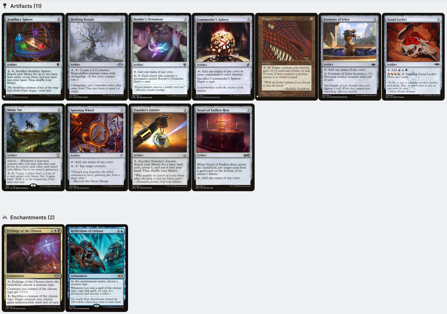 Reaper King Scarecrow Tribal Five-Color Magic MTG Commander Deck