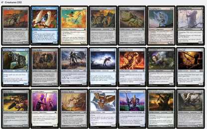 Reaper King Scarecrow Tribal Five-Color Magic MTG Commander Deck