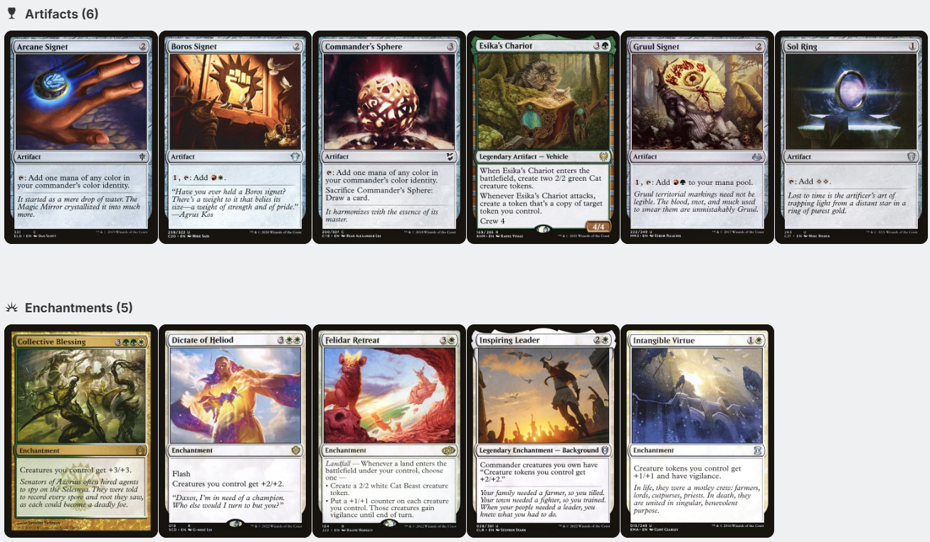 Rin and Seri, Inseparable Cats and Dogs Tribal Tokens Magic MTG Commander Deck Rin and Seri, Inseparable Cats and Dogs Tribal Tokens Magic MTG Commander Deck