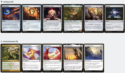 Rin and Seri, Inseparable Cats and Dogs Tribal Tokens Magic MTG Commander Deck