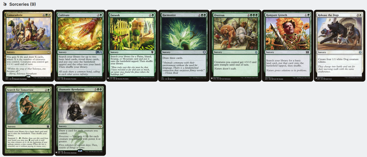 Rin and Seri, Inseparable Cats and Dogs Tribal Tokens Magic MTG Comman –  CommanderComplete
