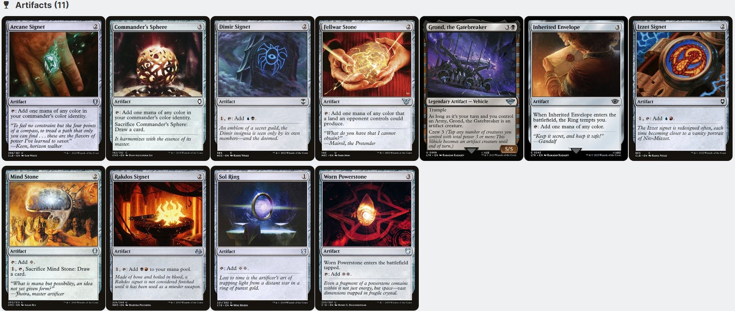 Sauron, the Dark Lord LotR THE RING TEMPS YOU AMASS ORCS Magic Mtg Custom Commander Deck