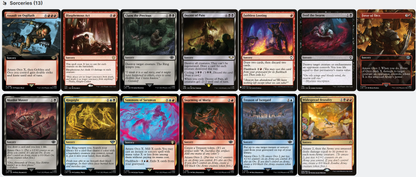 Sauron, the Dark Lord LotR THE RING TEMPS YOU AMASS ORCS Magic Mtg Custom Commander Deck