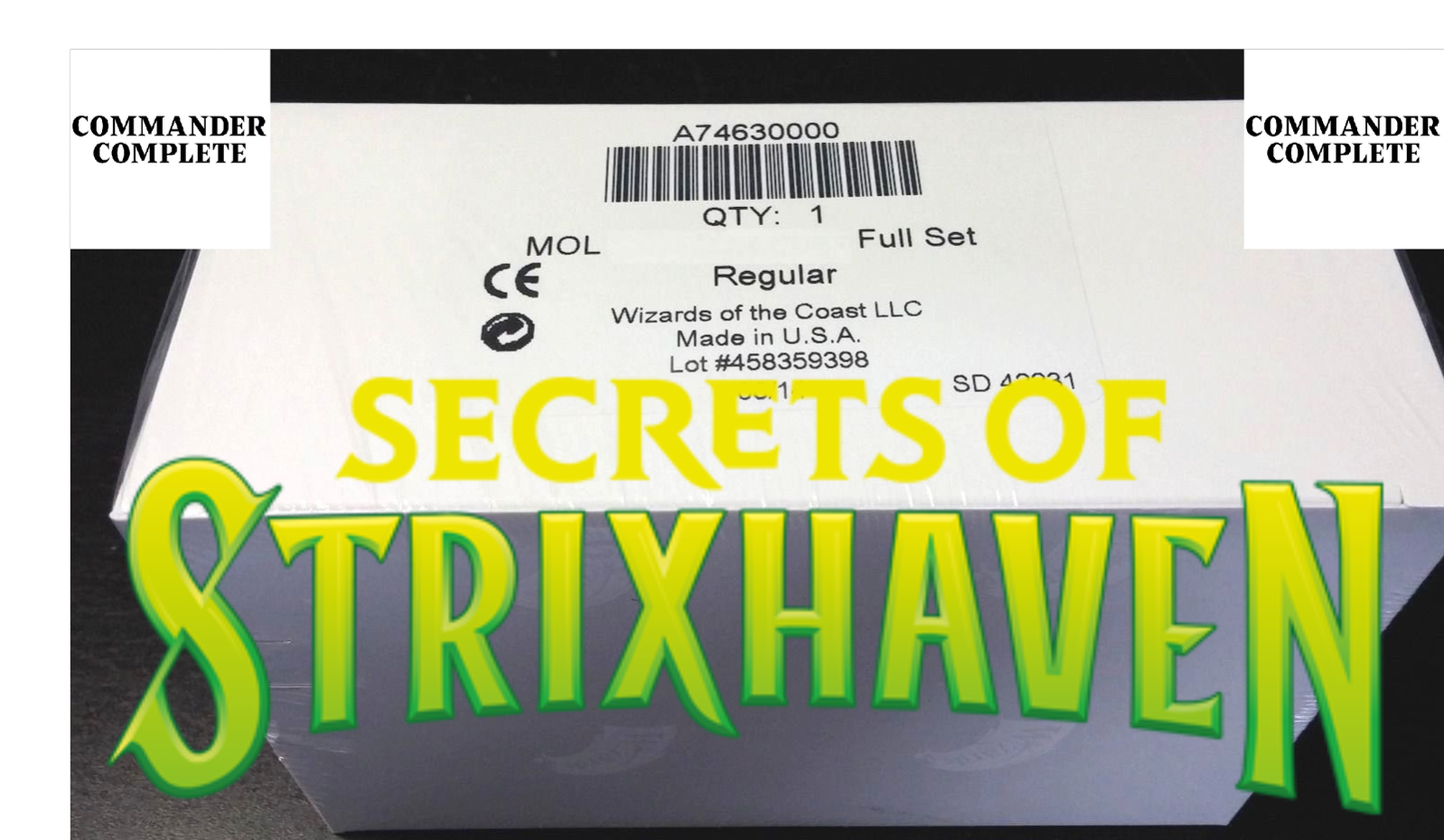 SECRETS OF STRIXHAVEN Complete Full Set Factory Sealed MTG Magic SOS