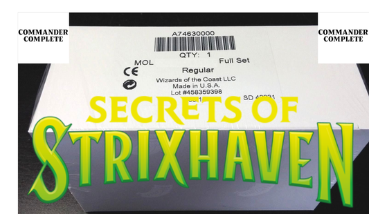 SECRETS OF STRIXHAVEN Complete Full Set Factory Sealed MTG Magic SOS