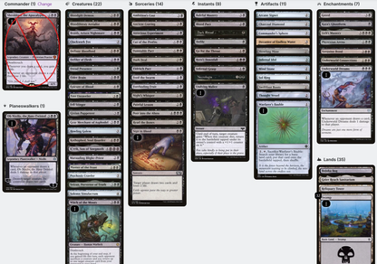 Sheoldred, the Apocalypse Forced Card Draw Life Drain Magic MTG Commander Deck *NO COMMANDER*