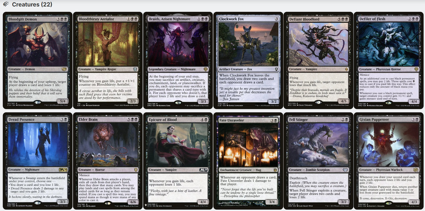 Sheoldred, the Apocalypse Forced Card Draw Life Drain Magic MTG Commander Deck