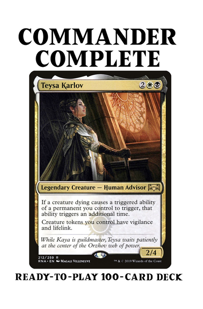 Teysa Karlov Creature Sacrifice Tokens Magic MTG Commander Deck